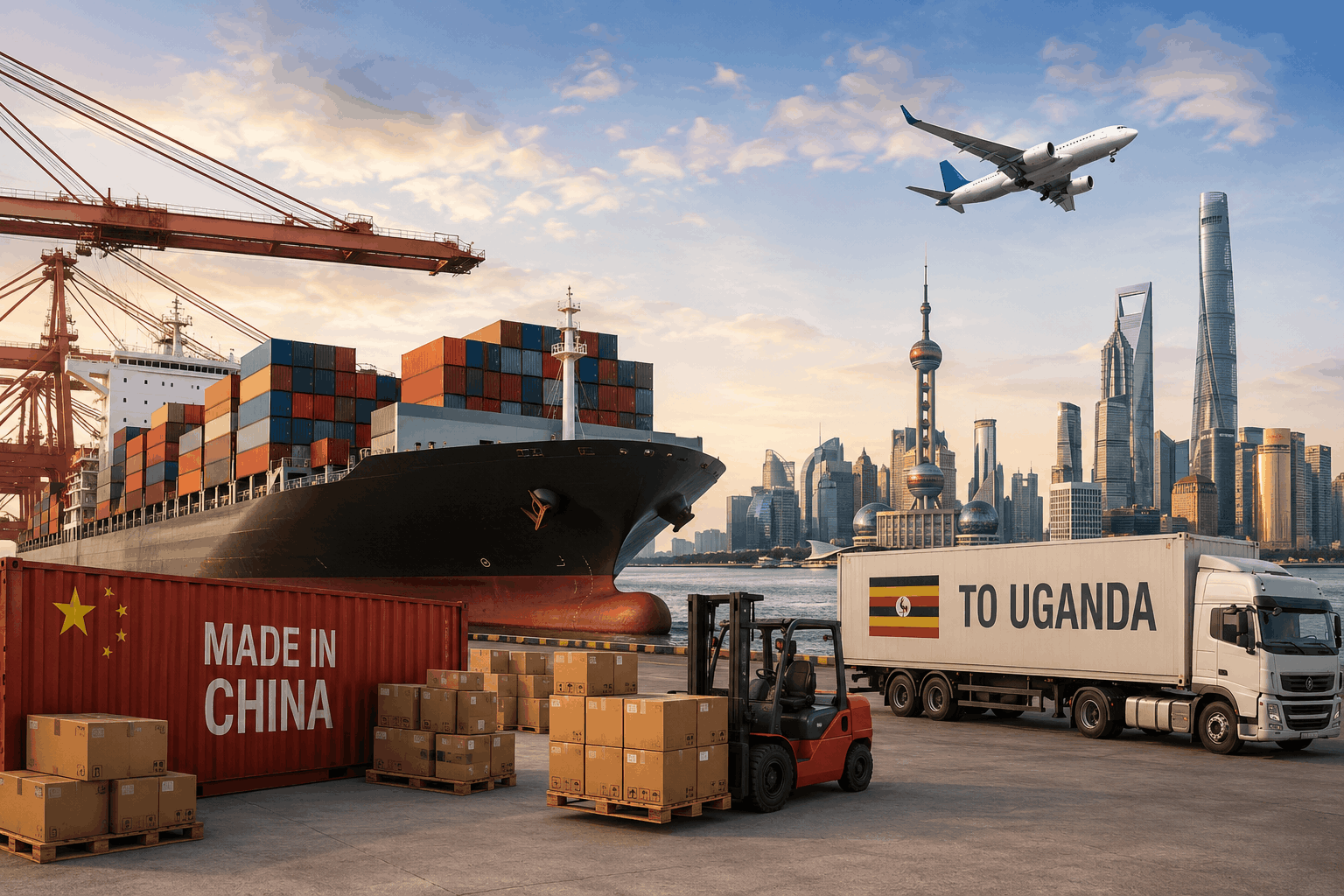 China to Uganda